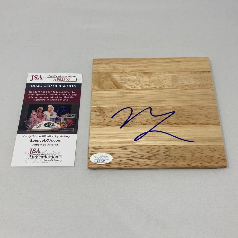 Nassir Little signed Floor Miami Heat North Carolina Tar Heels JSA COA‎